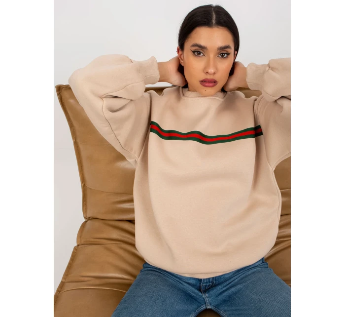 Dámská mikina EM BL 760.01 béžová - FPrice Dámská mikina EM BL 760.01 béžová - FPrice