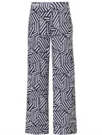 Dámské plážové kalhoty 56221-228-7 modro-bílé - Pastunette