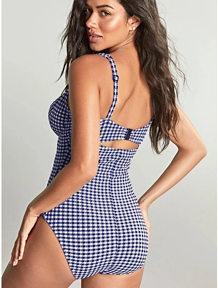 Dámské jednodílné plavky model 20562087 modré - Panache Dámské jednodílné plavky model 20562087 modré - Panache