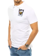 FashionStreet bílá vyšívaná polokošile PX0392