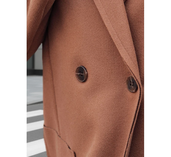 Dámský dlouhý velbloudí kabát LINNORE oversize FashionStreet NY0703