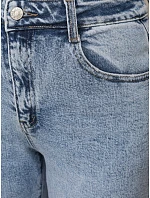 Jeansy damskie wide leg z wysokim stanem niebieskie model 22120938 - FashionStreet