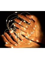 LAMPKI NA GIRLANDA 100 LED CIEPŁY BIAŁY model 21832624