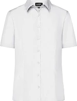 Daiber JN 643 Popelínová business halenka s krátkým rukávem 02.0643 white