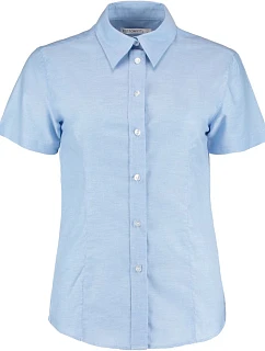 Kustom Kit KK 360 (26-28) Pracovní halenka Oxford s krátkým rukávem 43.360X light blue