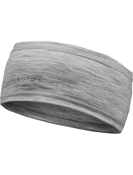 Craft Corporate Essence Wool Headband Čelenka z merino vlny 81.6633 grey melange Craft Corporate Essence Wool Headband Čelenka z merino vlny 81.6633 grey melange