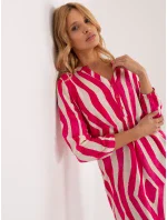 Šaty D73771M30427A fuchsiová Šaty D73771M30427A fuchsiová