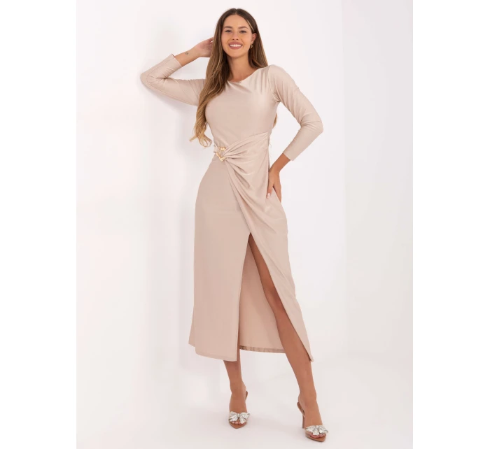 Sukienka IT SK model 21314523 beżowy - FPrice