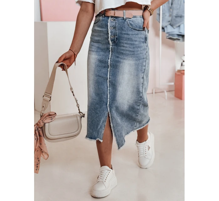 VINTAGO FashionStreet dámská džínová midi sukně CY0474