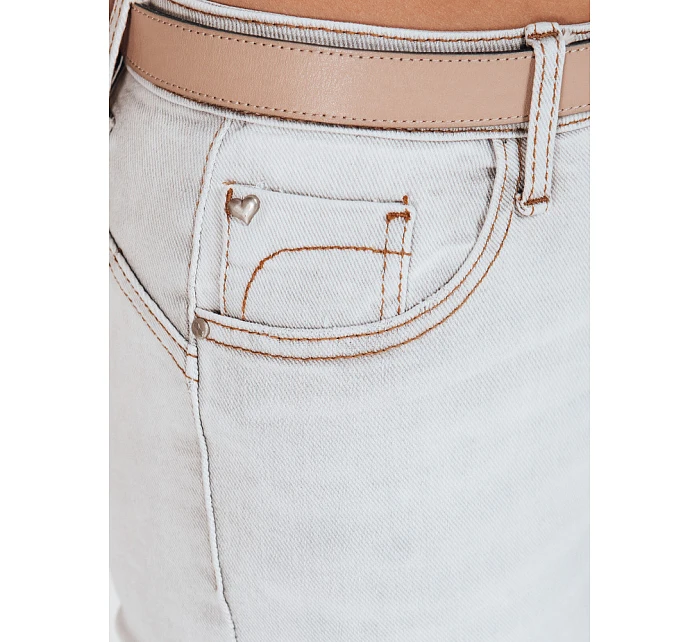 Dámské úzké džíny šedé FashionStreet UY2806