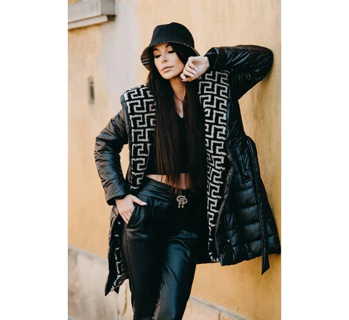 KURTKA DAMSKA ZIMOWA Z KAPTUREM CZARNA model 21242641 - Ann Gissy