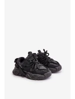 Dětské tenisky zdobené flitry černé model 21673670 - Boto Dětské tenisky zdobené flitry černé model 21673670 - Boto