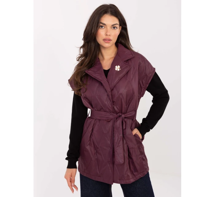 Kamizelka IT KZ model 21334702 bordowy - FPrice Kamizelka IT KZ model 21334702 bordowy - FPrice