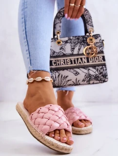 Dámské letní pantofle Big Star - růžové