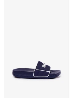 Pánské letní pantofle Big Star – granátové