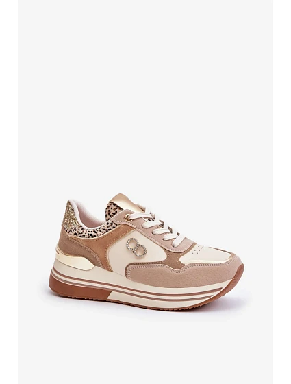 Dámská sportovní obuv  model Béžová se zlatou Step in style model 20599717 - Inello