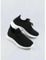 Lehké černé dámské nazouvací tenisky adidasky (YM-147)