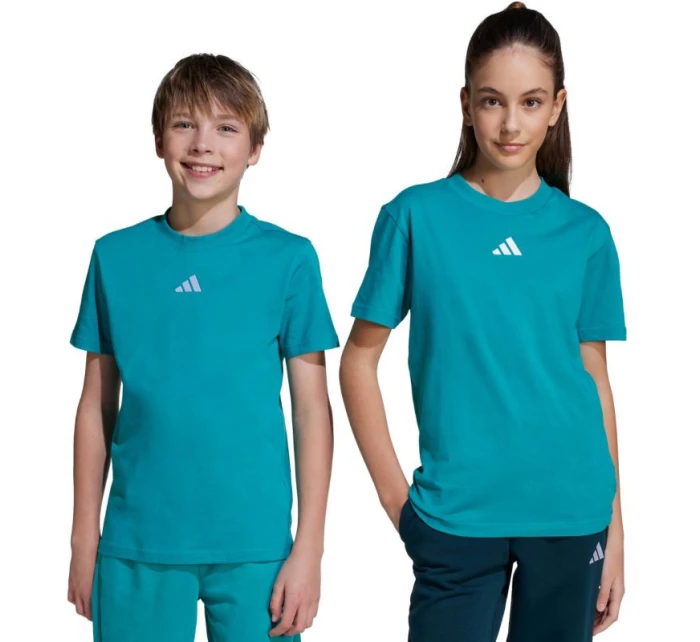 Dětské tričko adidas Essentials Tee 160 zelené JW0005