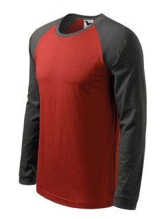 Malfini Street LS M MLI-13023 marlboro red tričko