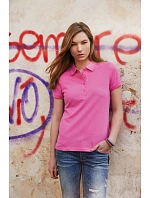 Daiber 8009 Dámské piqué polo z bio bavlny 02.8009 grey heather Daiber 8009 Dámské piqué polo z bio bavlny 02.8009 grey heather