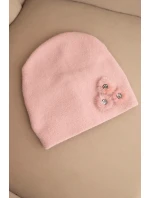 Dámská čepice s ozdobnými model 21489442 květinami elegantní černá - K-Fashion Dámská čepice s ozdobnými model 21489442 květinami elegantní černá - K-Fashion