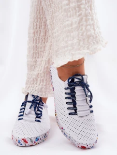 Kožené Polobotky Na Vzorované Platformě model 21691761 - Artiker