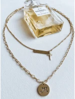 MARBLE zlatý náhrdelník FashionStreet IY0081