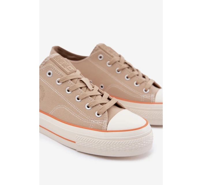 Pánské Tenisky Na Platformě Big Star RR174323 Béžové Pánské Tenisky Na Platformě Big Star RR174323 Béžové