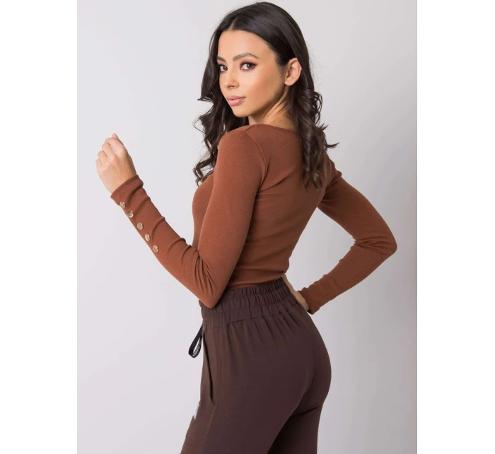 Halenka RV BZ 6065.80P tmavě hnědá Halenka RV BZ 6065.80P tmavě hnědá