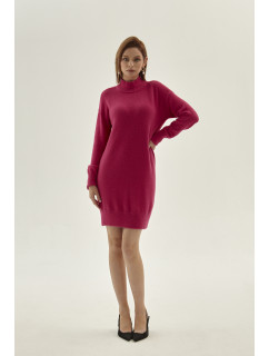 Monnari Šaty Kobaltowa Swetrowa Sukienka Pink