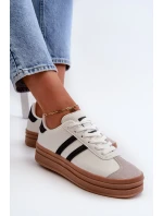 Dámské Tenisky na platformě White Egelia Dámské Tenisky na platformě White Egelia