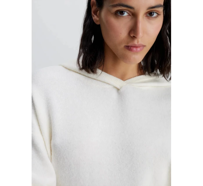 Dámská mikina 000QS7000E 101 ecru - Calvin Klein