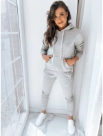 Dámská mikina BASIC s kapucí šedá Dstreet model 21967652 - FashionStreet