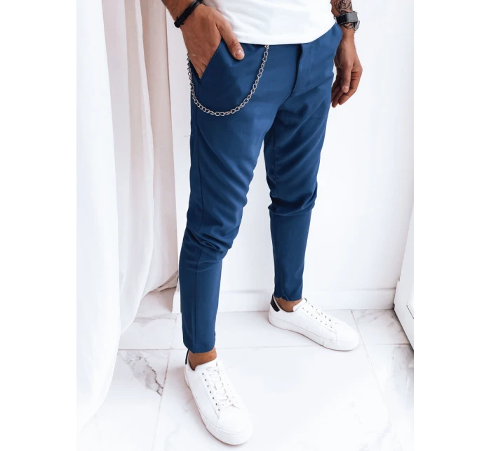 Pánské ležérní tmavě modré kalhoty FashionStreet UX4009