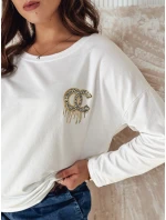 Dámská oversize halenka ICONIQ bílá FashionStreet RY2694