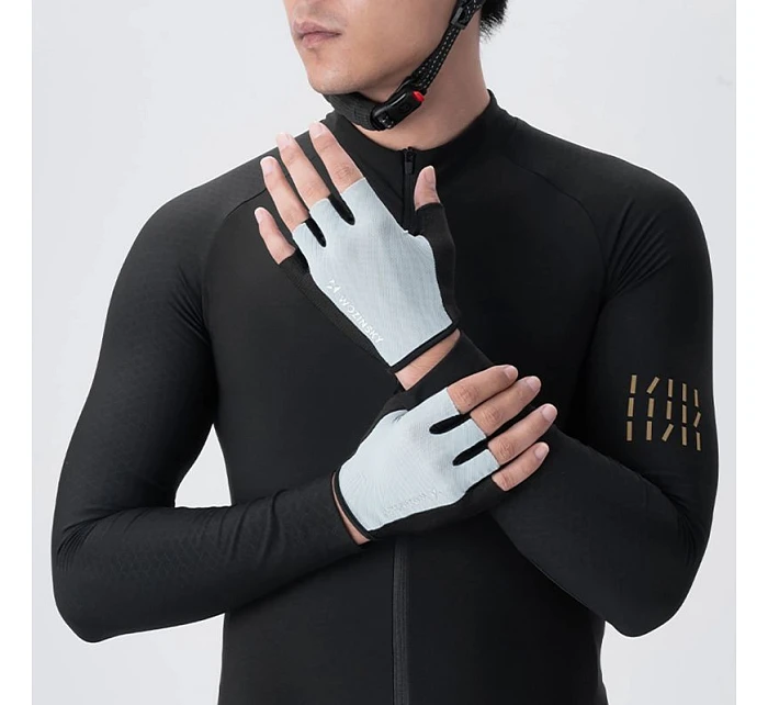 Cyklistické rukavice Wozinsky WRR-02L velikost L - šedé Cyklistické rukavice Wozinsky WRR-02L velikost L - šedé