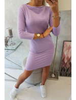 Klasické fialové šaty