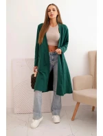 Dámská bavlněná halenka s dlouhým rukávem zelená