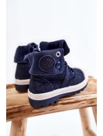 Dětské vysoké tenisky námořnická modrá Tobby Dětské vysoké tenisky námořnická modrá Tobby