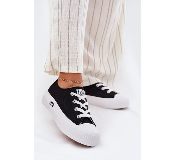 Dámské Tenisky Na Platformě Černé ISLA C WOMEN LOW model 21695906 - Lee