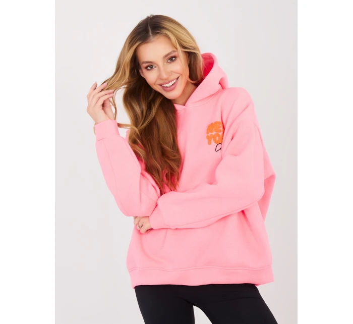 Mikina MJ BL H2587.82 fluo růžová