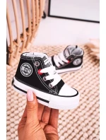 Klasické vysoké tenisky Big Star - černé Klasické vysoké tenisky Big Star - černé