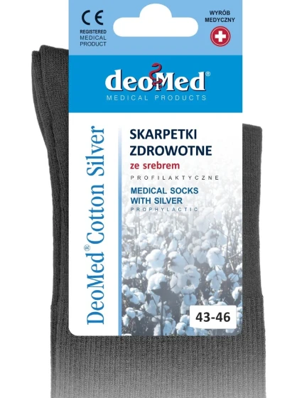 Ponožky DEOMED COTTON SILVER Ponožky DEOMED COTTON SILVER