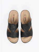 Klasické černé nazouváky dámské na plochém podpatku Klasické černé nazouváky dámské na plochém podpatku