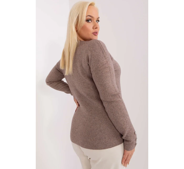 Svetr plus size model 190085 Factory Price