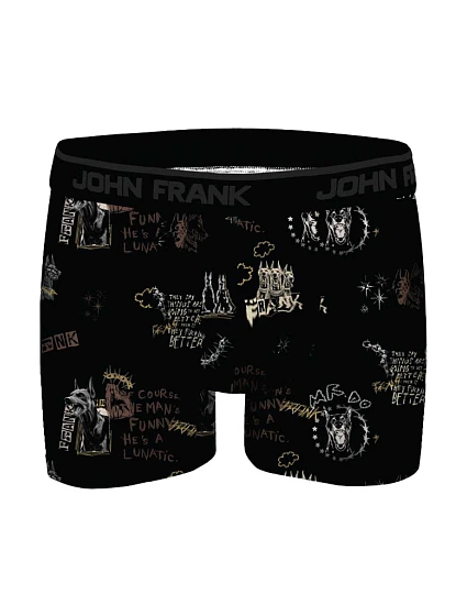 Pánské boxerky John Frank JFBDMOD190-MR.DOG