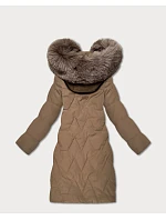 Dámská zimní bunda s kapucí J Style camel (16M9201-84) Dámská zimní bunda s kapucí J Style camel (16M9201-84)