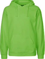 Neutral O 63101 Pánská mikina s kapucí z bio bavlny 77.6311 lime