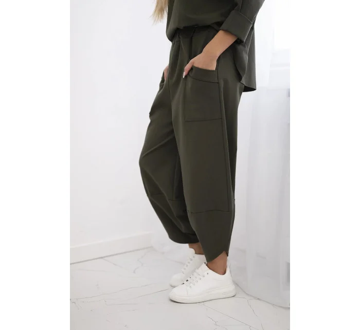 Souprava Punto Milano Winter tepláky + kalhot khaki Souprava Punto Milano Winter tepláky + kalhot khaki