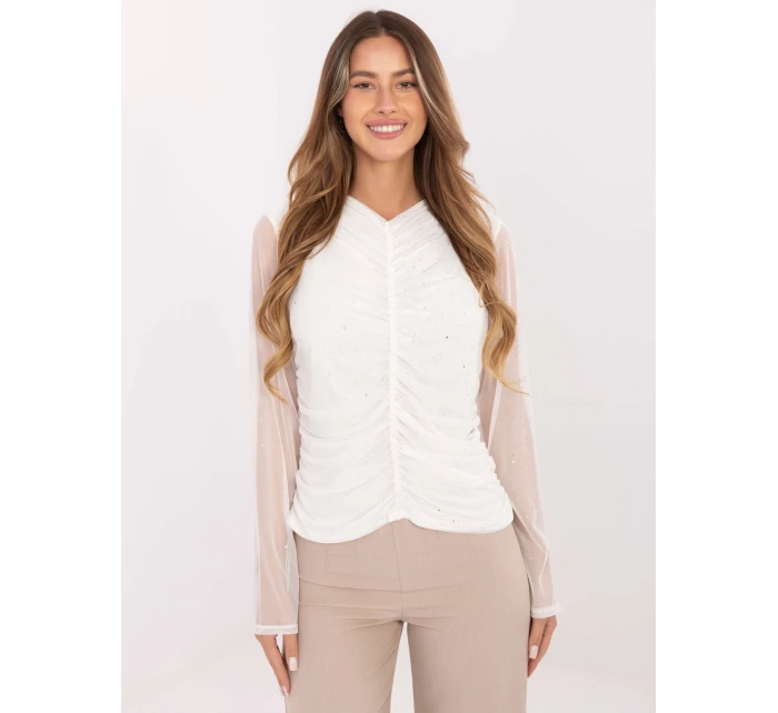 Bluzka IT BZ model 21480384 biały - FPrice Bluzka IT BZ model 21480384 biały - FPrice